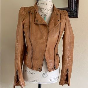 Zara leather jacket